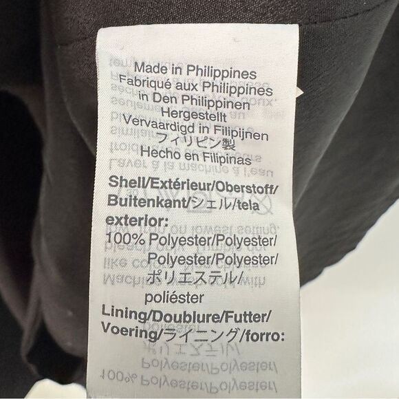 J. Crew 365 Crepe Wrap Dress In Black H6292 Size 4 - Picture 7 of 8